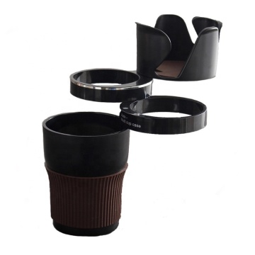 Adjustable Multi-Functional Car Cup Holder with Phone and Storage