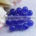 Perline di gelatina rotonde in plastica acrilica trasparente colorata
