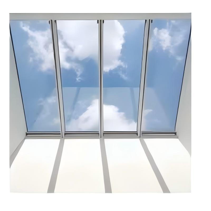 Skylight transparent laminated daylighting glass
