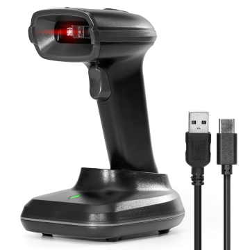 BWHS-23 2.4G Wireless + Bluetooth Passport Code Scanner con una gamma di 70 metri