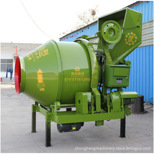 Self Loading Diesel Cement Mixer JZC350: Fully Automatic Hydraulic Concrete Mixing Machine