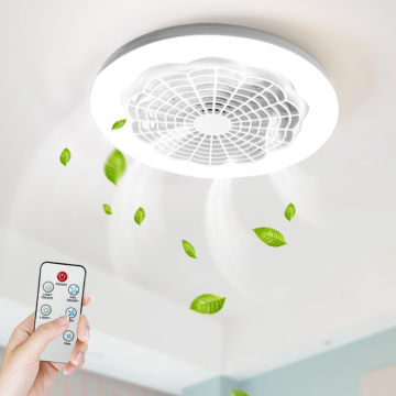 Modern Room and Hotel Decor: Ceiling Fan with Remote Control and LED Light for Drop Shipping