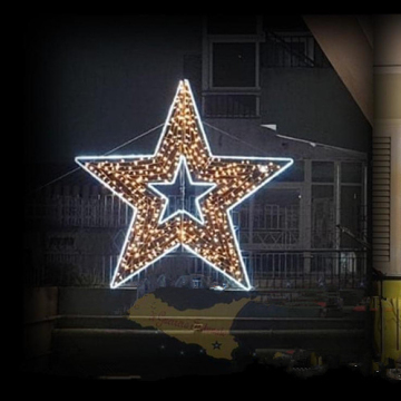 Outdoor Christmas Shooting Star 3D Decoration Light