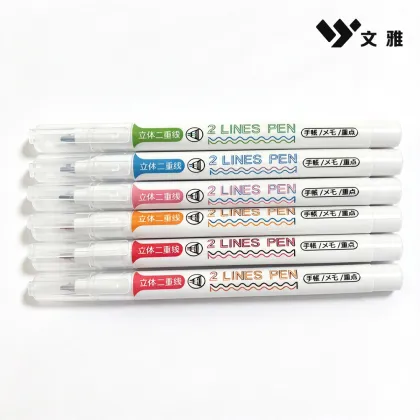 Double Line Outline Marker Pen