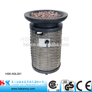 MGO Gas Fire Brazier, LGP Heating Fire Pit, Outdoor Warm Fire Bowl