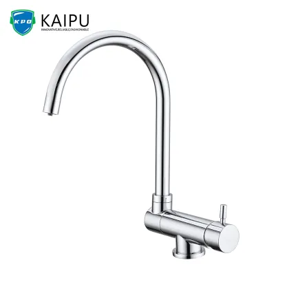 Kitchen faucet with drinking water faucet