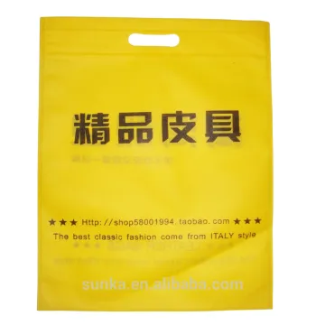 Promotional Machine-made Non-woven Die Cut Bags With Punching Hole