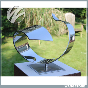 Modern decorative stainless steel handmade sculpture