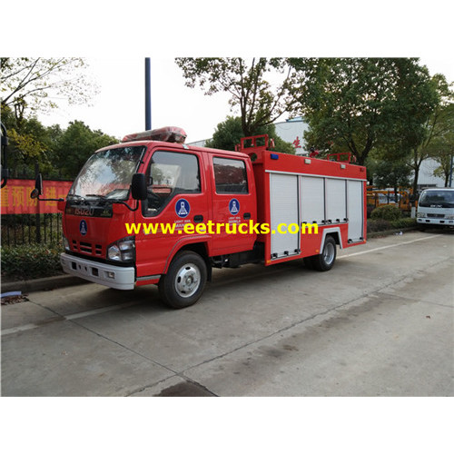 Camions de pompiers Dongfeng 4x2 5000L