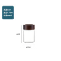 Glass Bottle Airtight Storage with Wooden Cap