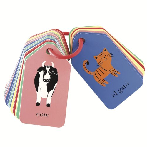 Infant Flash Cards Spanish English Flashcards Animal Flash Cards Manufactory