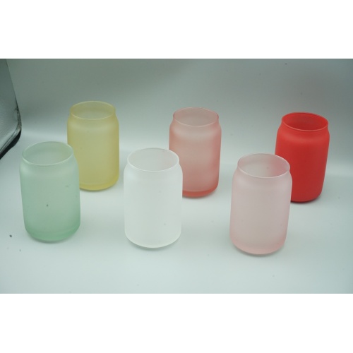 Kerzenglas aus Milchglas