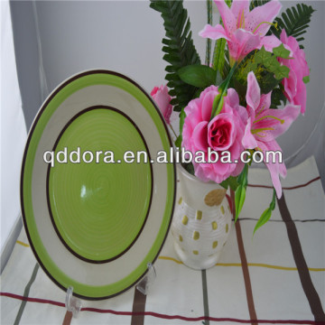 handpainted stoneware,stoneware dinner plates