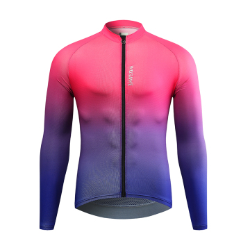 Custom Wosawe Herren Sublimation gedruckt atmungsaktives Fahrradtrikot