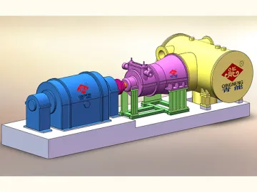 Axial Exhaust Type Condensing Steam Turbine