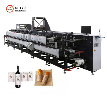 High Quality 7-8 Color Horizontal Unit Type Flexo Printing Machine