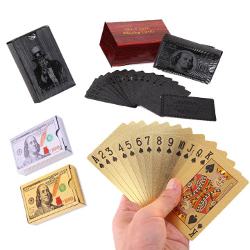 2024 Luxury Gold Foil Poker Cards - Durable, Waterproof, and Elegant Gift