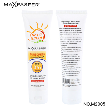Custom Edition MAXFASFER Private Brand Organic Facial Whitening Sunscreen - Bulk Wholesale with GMPC Certification