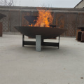 Corten steel for round fire pit