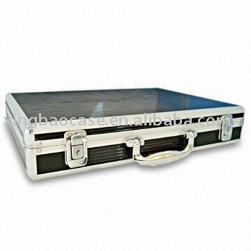 Aluminum Case briefcase with file pocket laptop case (XB-BF002)