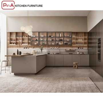 Pinai Lacquer Lapeng Lines Labirus Dapur Berbentuk L (