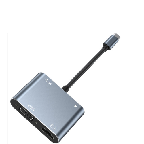 4 em 1 portas laptops USB C Hubs