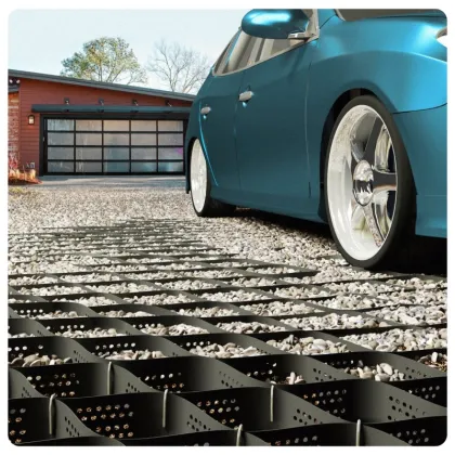 HDPE Gravel Grid Geocells for Driveway and Road Soil Stabilization