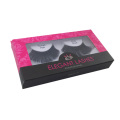 Pink Folding Eyelashes Cosmetic Box with Window