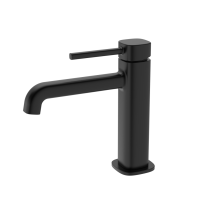 Smooth desk-mount basin mixer color alternatives