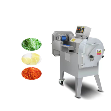 Commercial Vegetable Slicing Shredding Dicing Machine with Double Head and CE Certificate