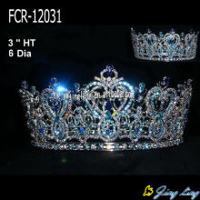 Full Round Beauty Queen Crowns en venta