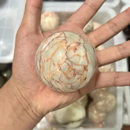 Natural Stone Crystal Crafts: Healing Stones & Red Crystal Spheres for Home Decor Wholesale