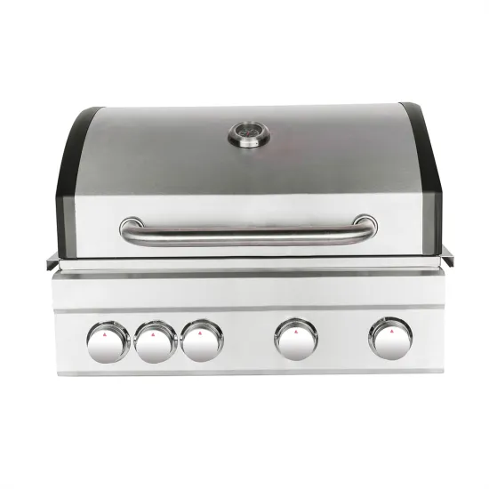 4-burner with infrared built in gas grill