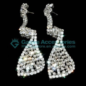 austrian fashion crystal rhinestone earrings bridal