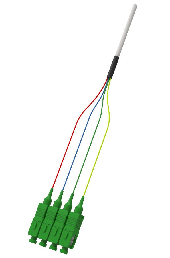 Fiber Optic Micro-Bundle Drop Cable Assembly