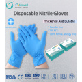 Top quality disposable blue nitrile glove