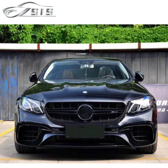 W213 Body Kits: E Class W213 2016-2019 E63 Style PP Plastic Bumpers