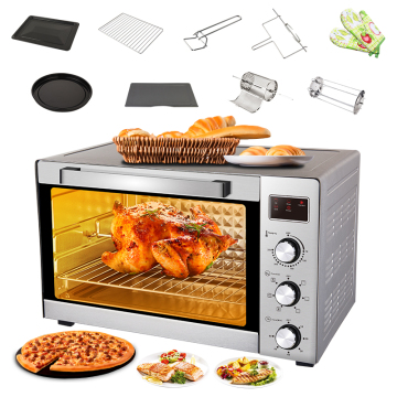 Portable Large Size Digital Convection Bread Bakery Electric Oven for Pizza Baking