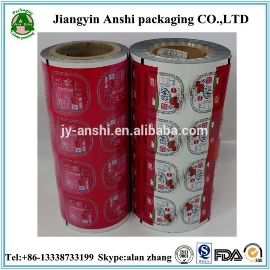 Food grade laminated material food packaging plastic film rolls