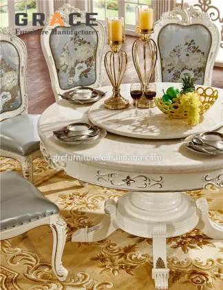 H8802W Royal French Provincial Dining Room Furniture Table Chair Sets