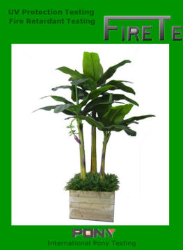 Artificial/fake/man-made banana tree
