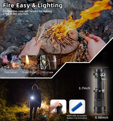 Professional Outdoor Camping Survival Kit: Emergency Gear & Accessories