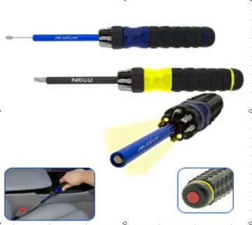 multi optical magnetic screwdriver set with LED light