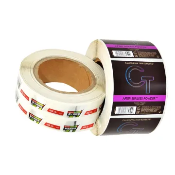 Top Quality cosmetics daily chemical shine label sticker