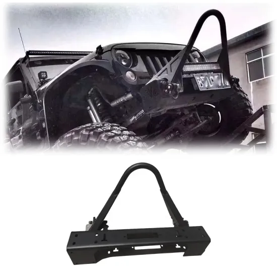 Gobison High Quality EVO Front Bumper for Jeep Wrangler JK 2007-2017