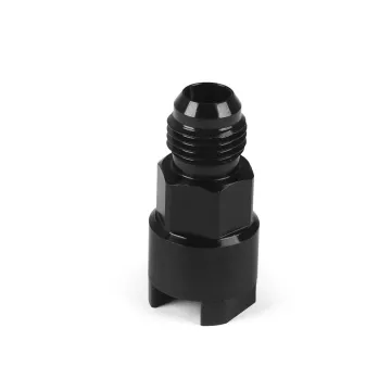 Fuel Line Adapter: 6AN AN6 AN-6 Male to 3/8" Quick Disconnect Push-on Hardline Connector