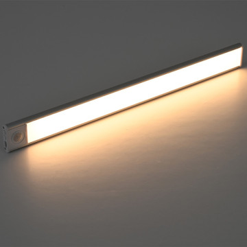 Fuera de luz del sensor de movimiento PIR LED recargable - 20 cm x 30 cm de blanco tibio