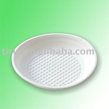 corn-starch eco-friendly biodegradable round plate