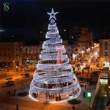 Commercial Decoration Led Acrylic Iron Frame Light High Quality Christmas Tree Light