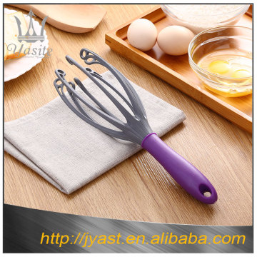 Custom 100% food grade silicone nylon mini egg whisk
